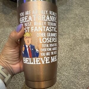 Trump Great Granny‎ Insulated Donald Trump Tumbler 20oz Copper